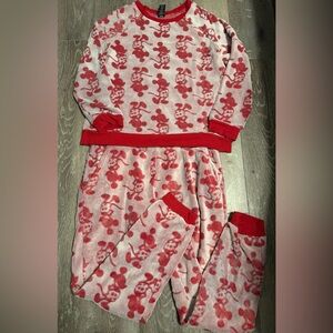 Women’s Disney Mickey Fleece Pajamas - L